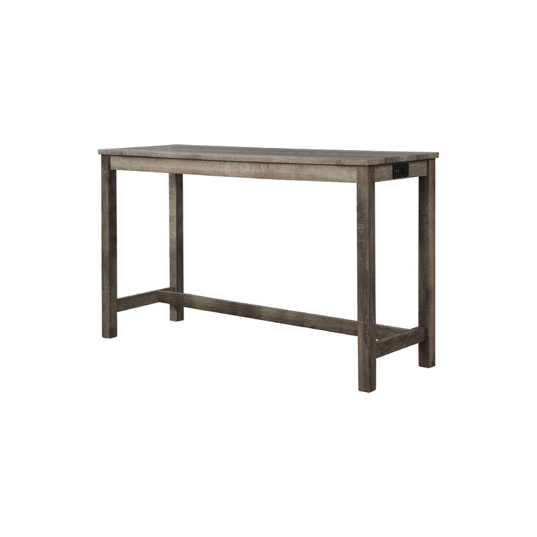 60 inch white store console table